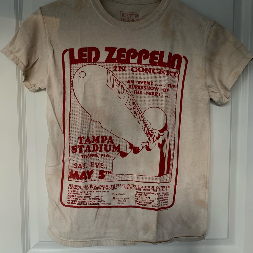 Authentic Led Zeppelin Tee